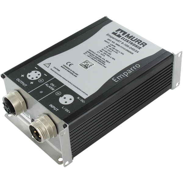 Murr Elektronik EMPARRO67 POWER SUPPLY 1-PHASE, IN: 100-240VAC OUT: 24VDC/8A, PROTECTION CLASS IP67 9000-11112-2062020